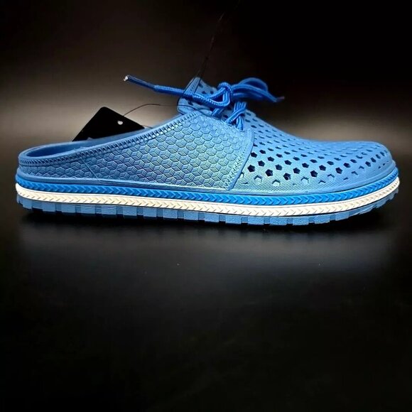 Cromer Resortwear Clogs Blue and White Girls Size 4/5 NWT - Picture 7 of 12